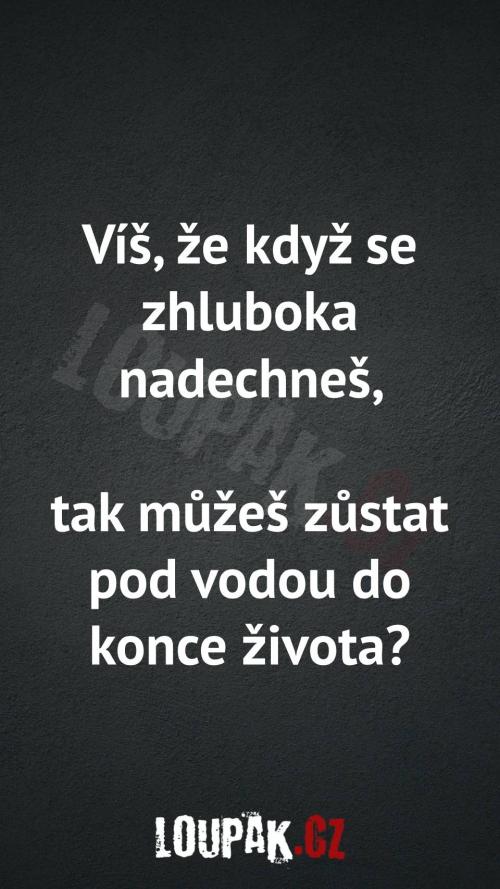  Co se stane, když se zhluboka nadechneš 