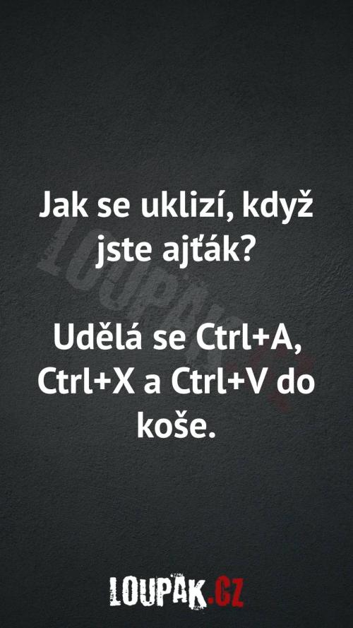  Jak se uklízí, když jste ajťák 