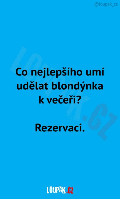  To nejlepší od blondýnky 
