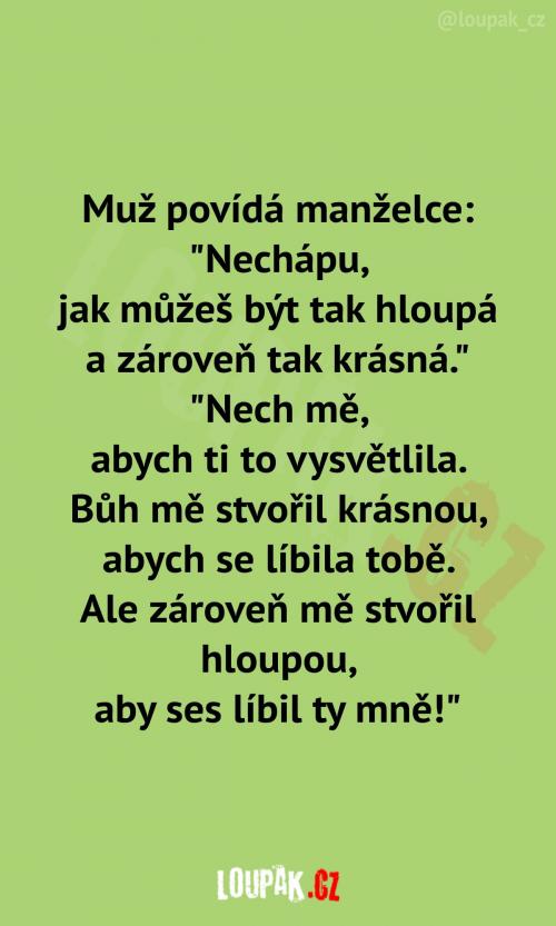  Zase tak blbá asi nebude! 