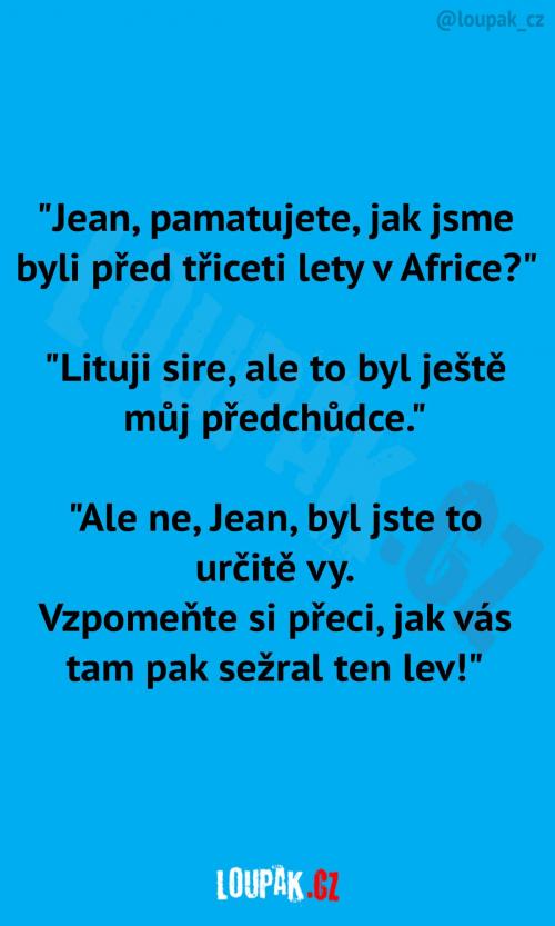 Před 30 lety v Africe...