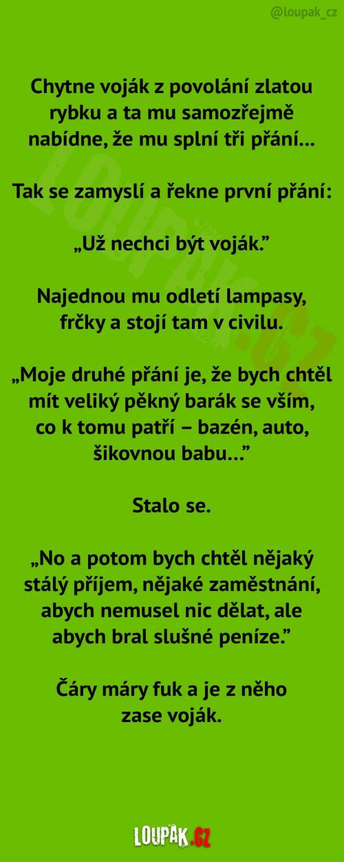 Když voják už nechce být vojákem