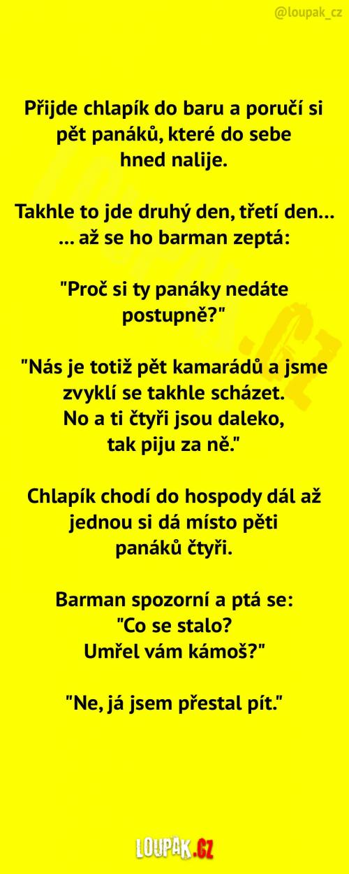 5 panáčků v baru - i za kamarády