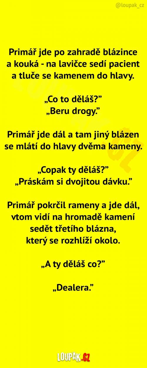 3 pacienti v psychiatrické léčebně