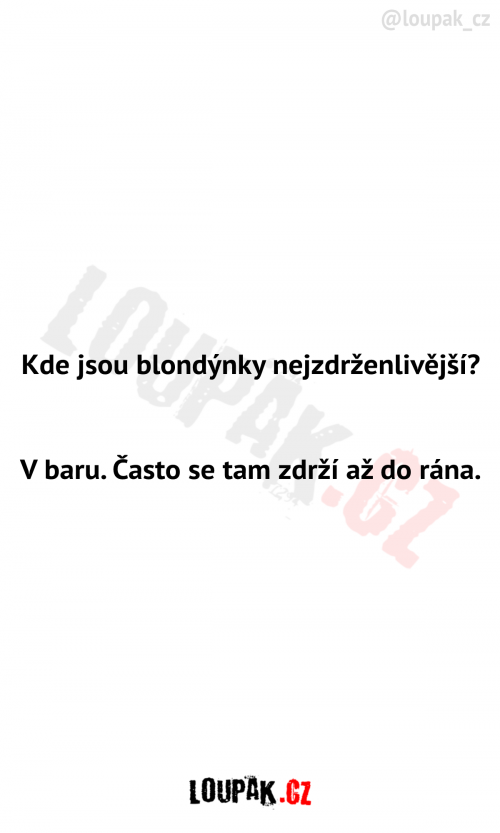  Nejzdrženlivější blondýnky 