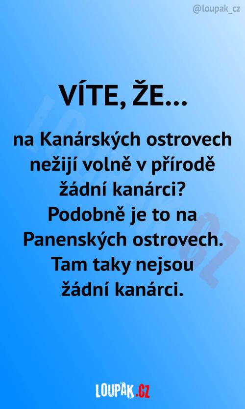  Fakt o Kanárských ostrovech 