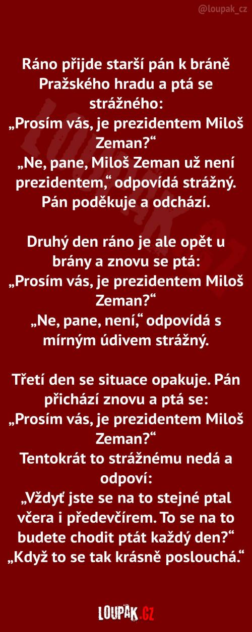  Je Miloš Zeman prezidentem? 