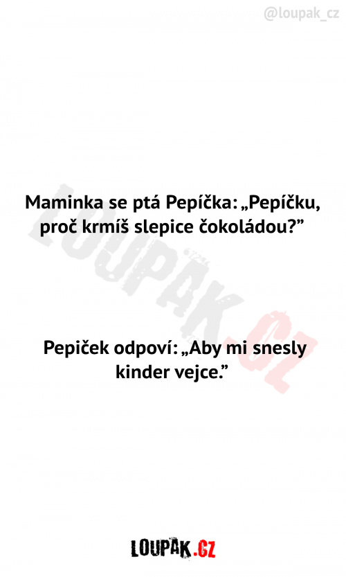  Maminka se ptá Pepíčka 