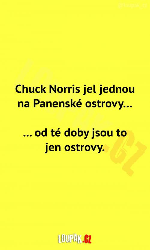 Chuck Norris a Panenské ostrovy