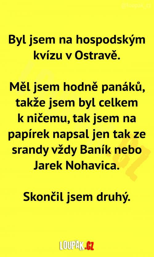  Hospodský kvíz v Ostravě 