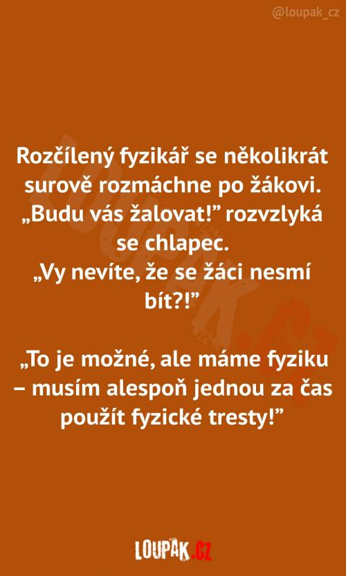 Rozzlobený fyzikář  