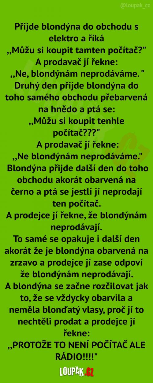  Blondýnka v elektru  