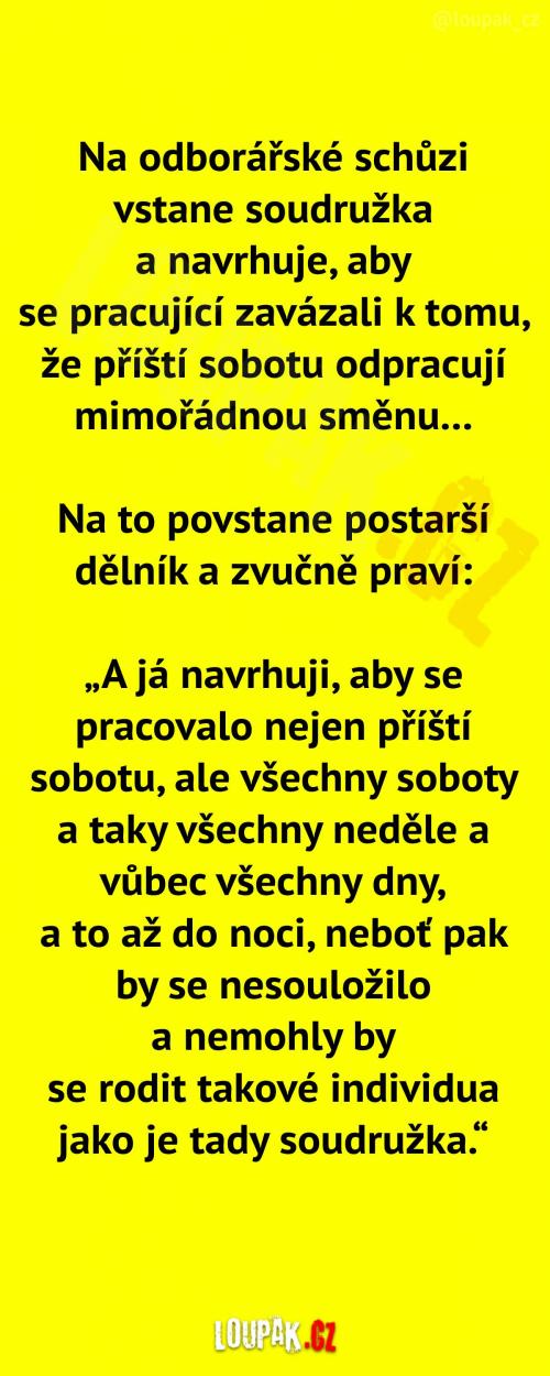 Mimořádná směna v sobotu