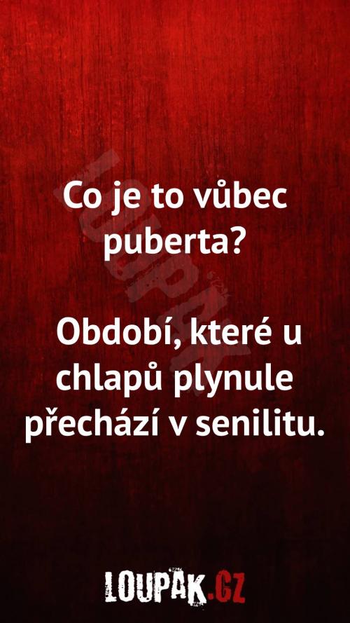 Co je to vůbec puberta