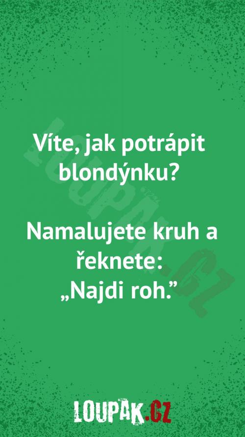  Jak potrápit blondýnku 