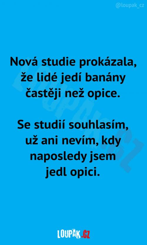  Výsledky nové studie  