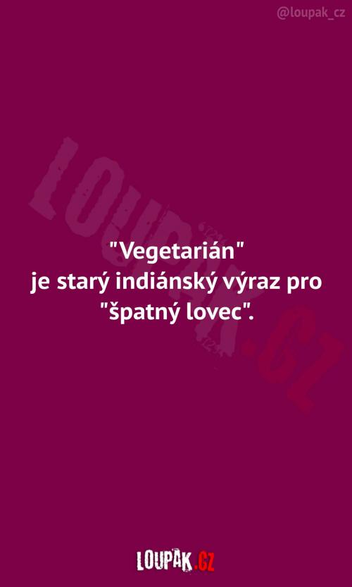  Jaký je skutečný význam slova vegetarián? 