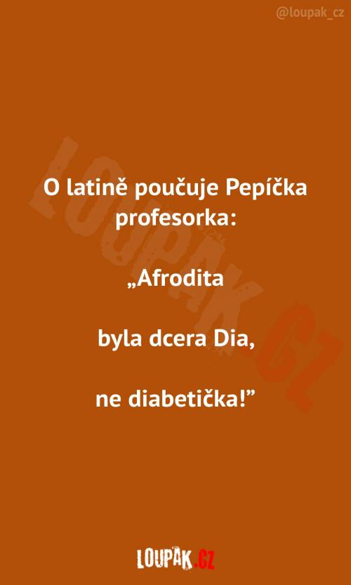 Kdopak to je ta Afrodita 