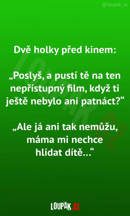  Film v kině od patnácti 