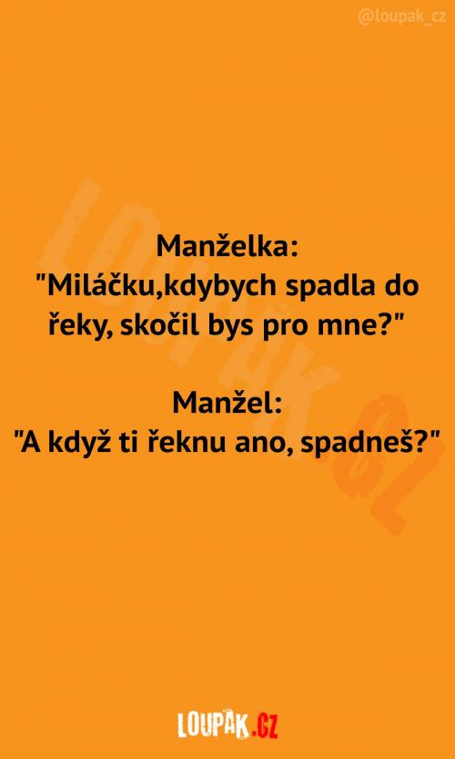  Skočil bys pro mě do řeky 