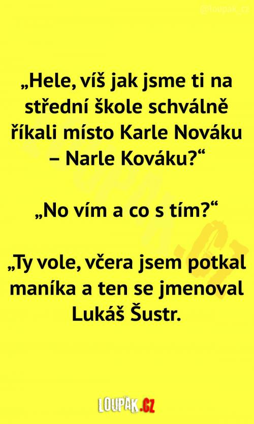  Jméno si prostě nevybereš 