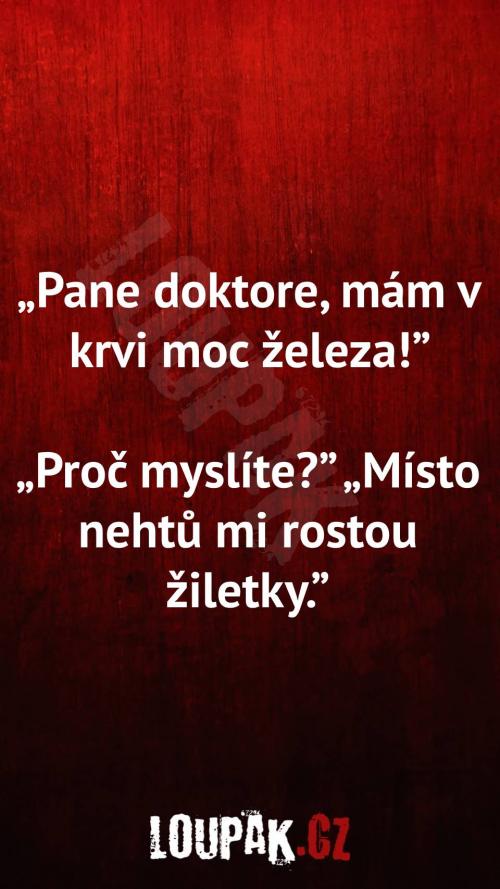  Proč má v krvi moc železa 