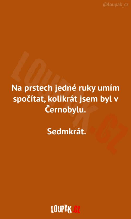  Spočítám to na jedné ruce  