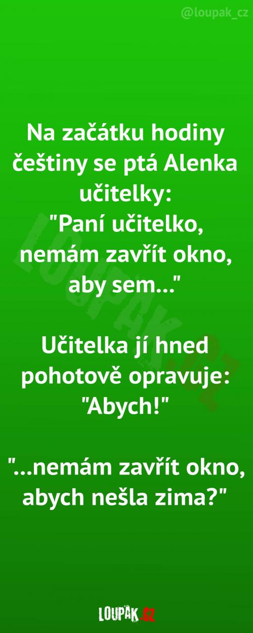  Paní učitelka ihned opravuje 