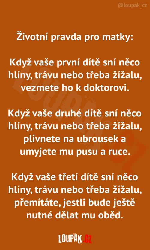  Životní pravda pro matky  
