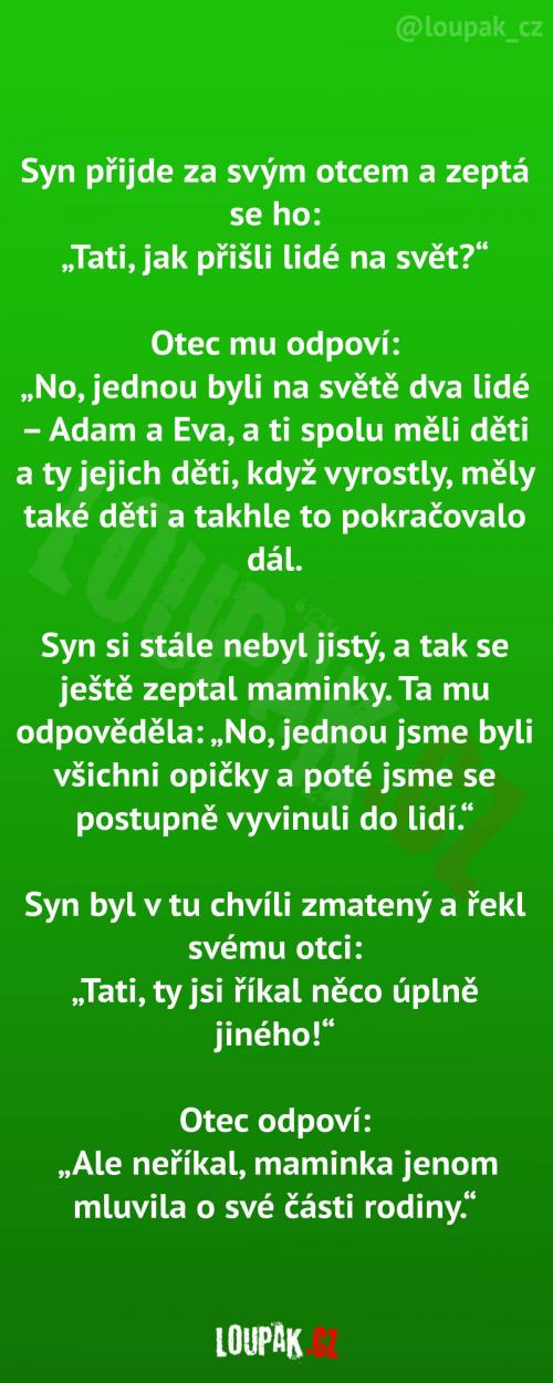 Rodina z tátovy a máminy strany