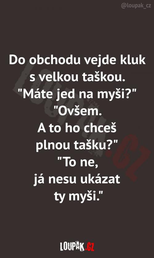  Malý kluk jde sám nakupovat 