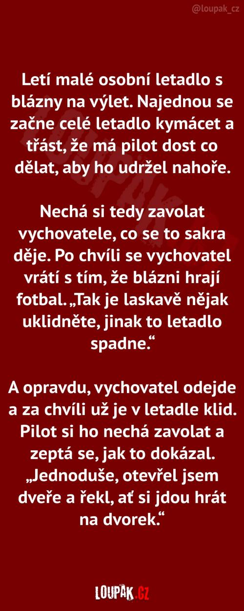  Jak uklidnit letadlo 