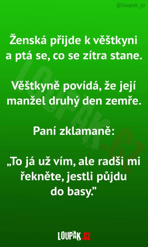  Její manžel druhý den zemře 