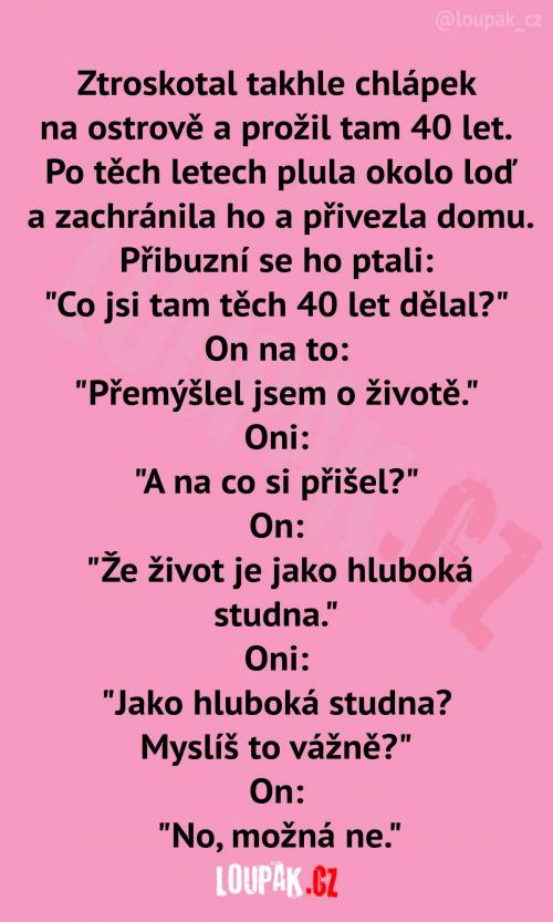  Co byste dělali na pustém ostrově vy? 