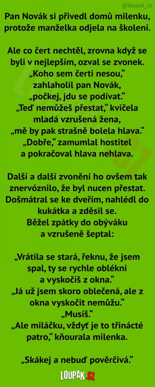 Pan Novák vs. manželka a milenka