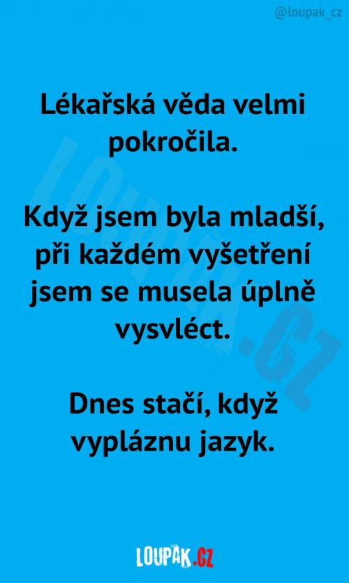 Velký lékařský pokrok