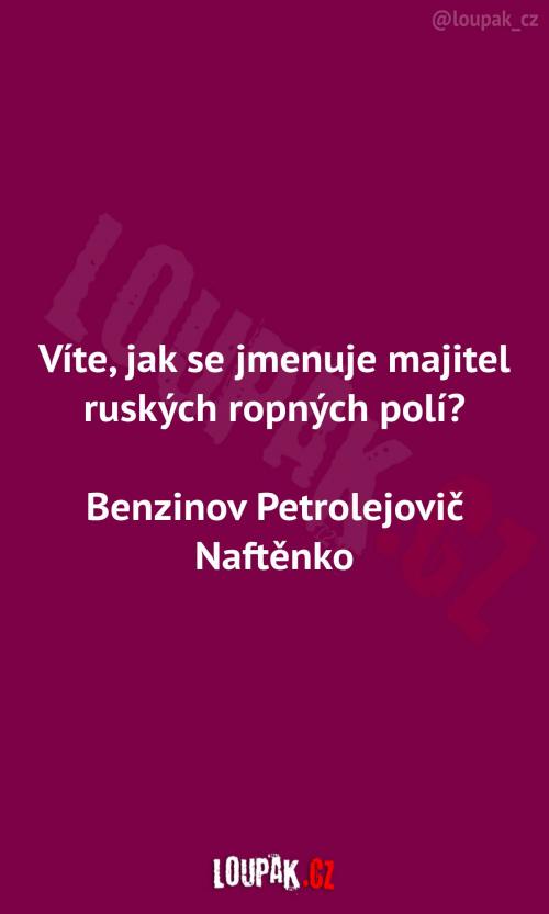  Majitel ruských ropných polí 