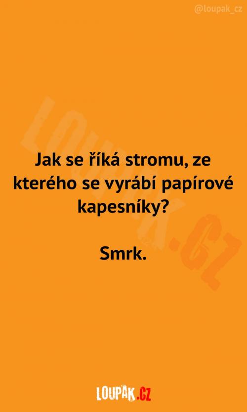  Strom pro papírové kapesníky 
