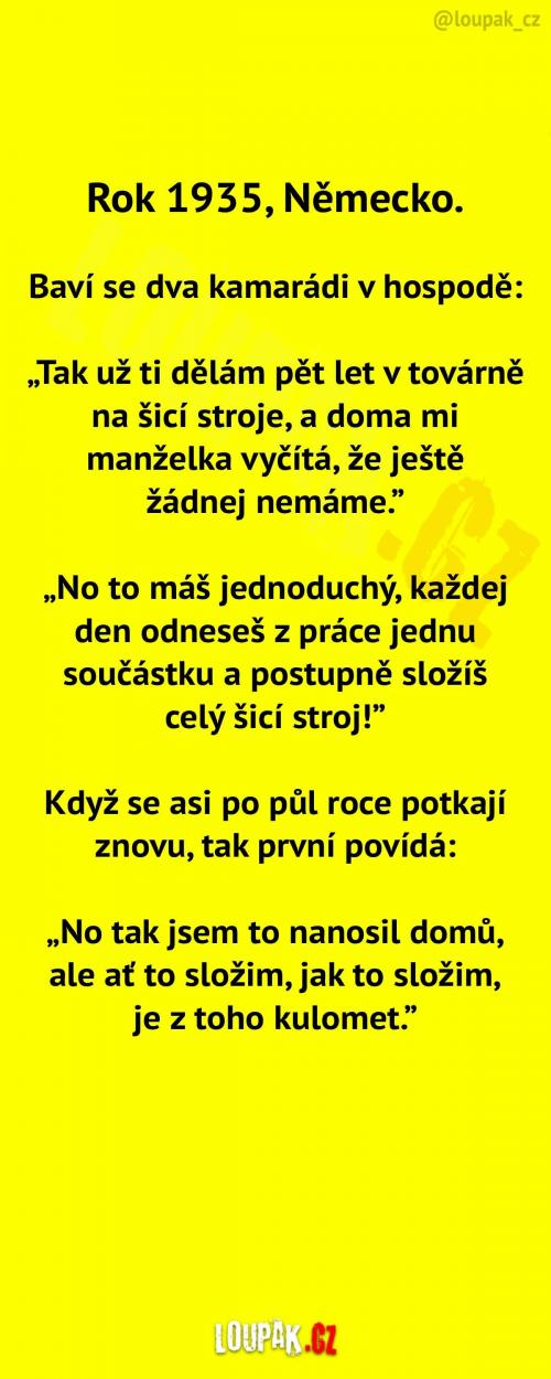 Pět let v továrně na šicí stroje Pět let v továrně na šicí stroje
