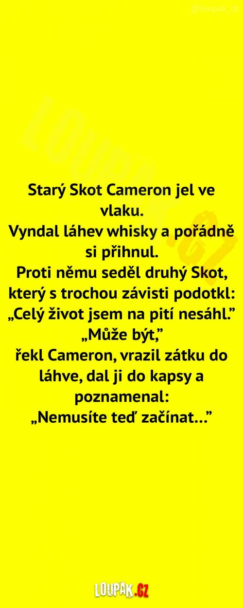 Dobrá láhev whisky  