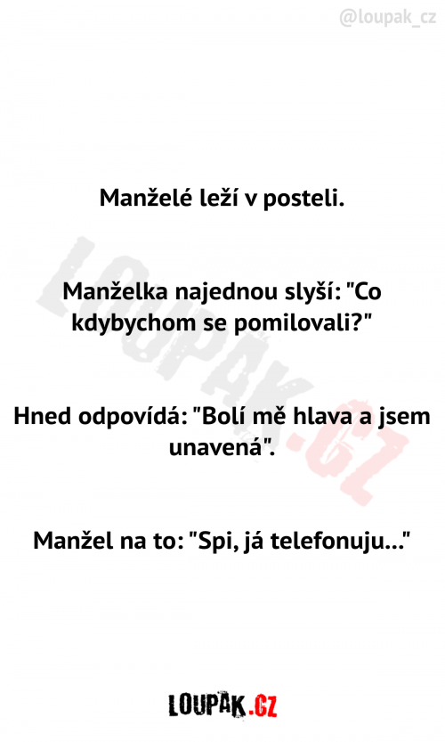  Když jsou manželé v posteli 