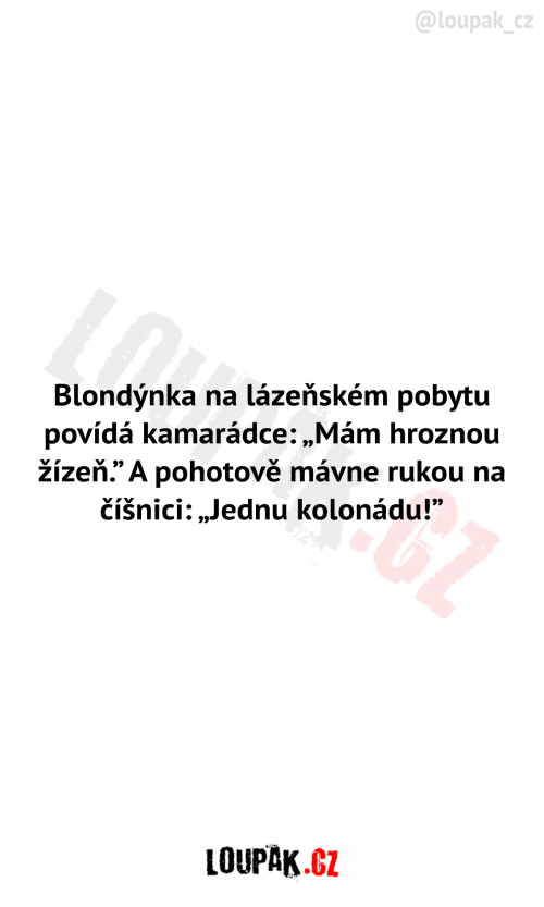  Blondýnka na lázeňském pobytu 