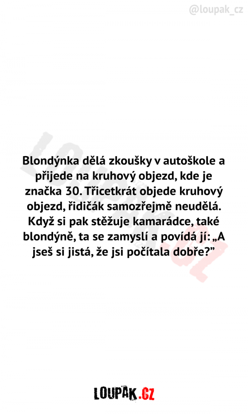  Blondýnka dělá zkoušky v autoškole 