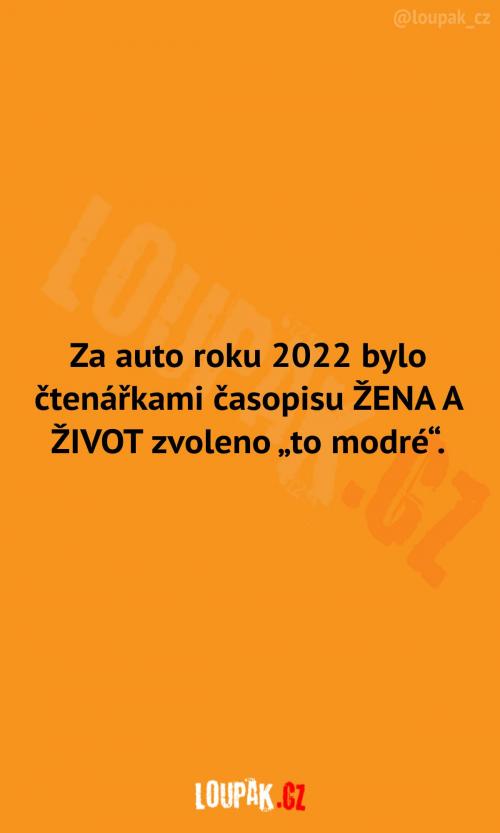  Zvolené auto roku 2022 