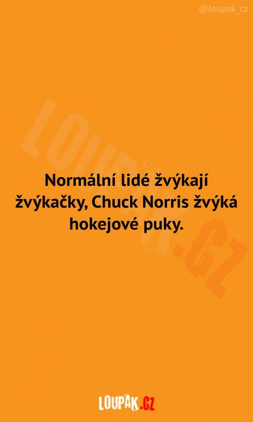  Co žvýká Chuck Norris 