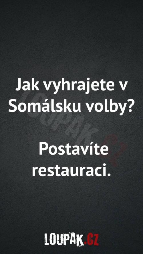  Jak vyhrát v Somálsku volby 