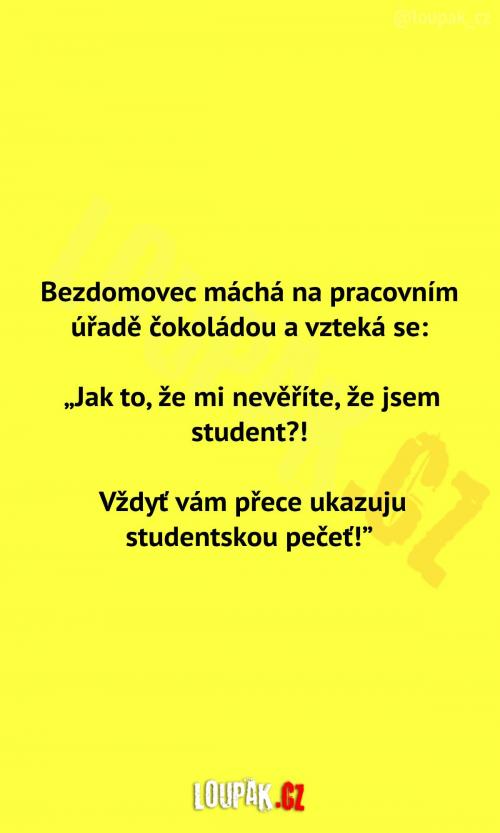  Zmatený bezdomovec   