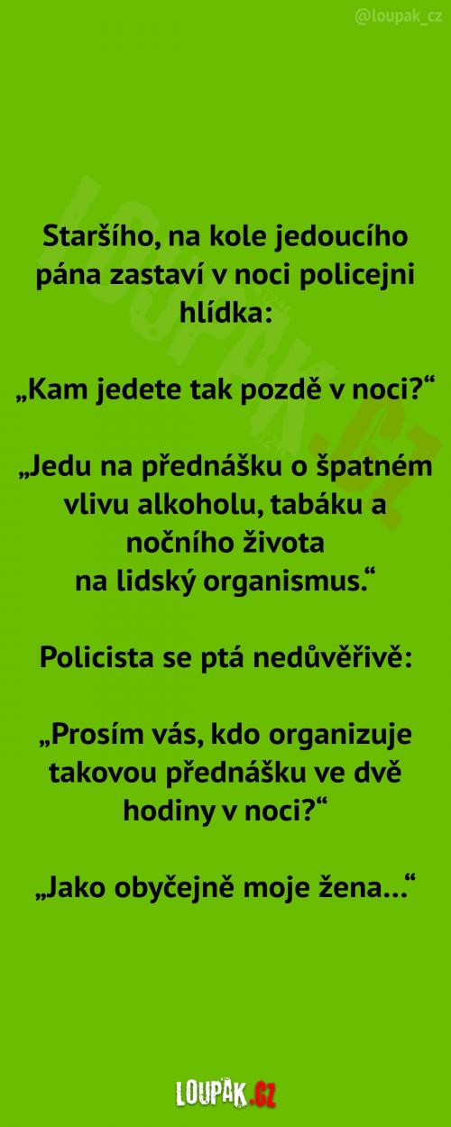  Večerní policejní hlídka 