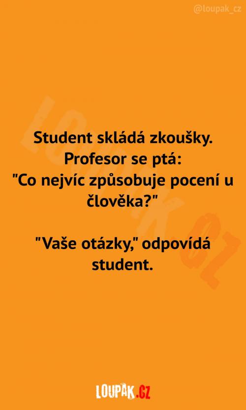 Co nejvíc způsobuje pocení u člověka?