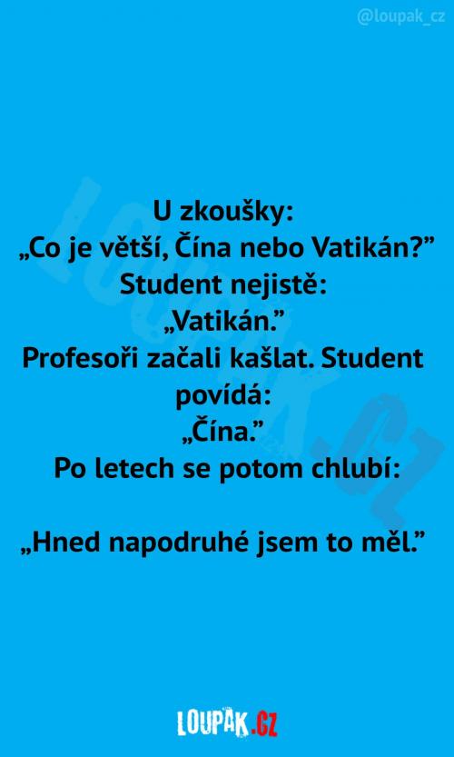  Profesor u zkoušky...  